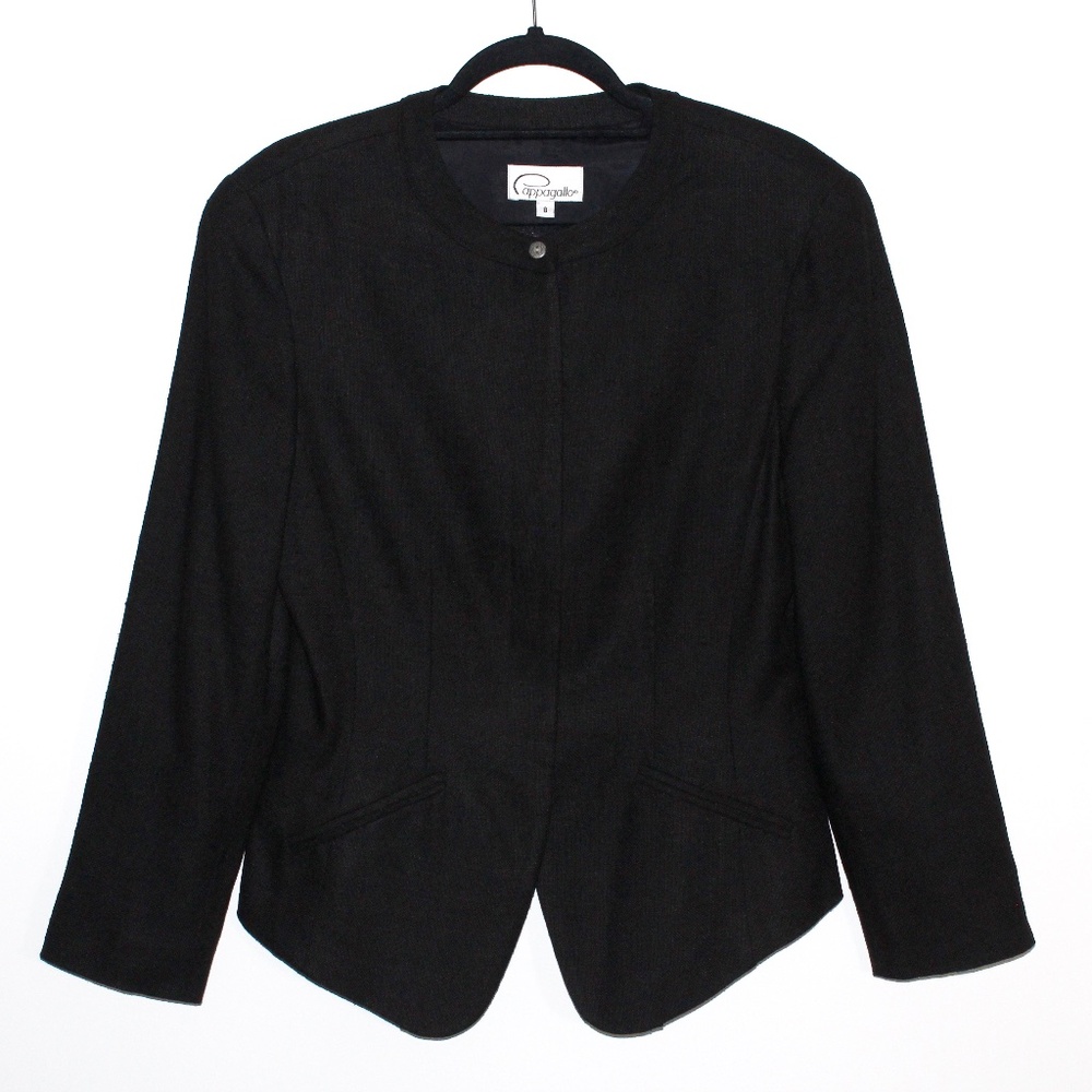 Pappagallo Vintage 80s Silk Tweed Tailored Jacket